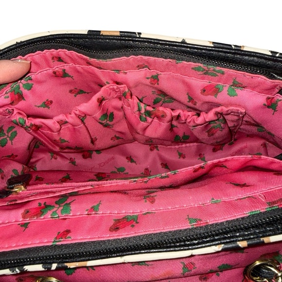 Betsey Johnson Animal Print Crossbody Bag with Gold Chain - Picture 11 of 14